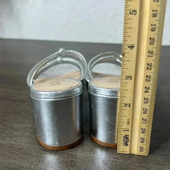 SCHUTZ  Shoes Womens Schutz
Princey Strappy Metallic Silver Size 5.5B - Picture 5 of 11